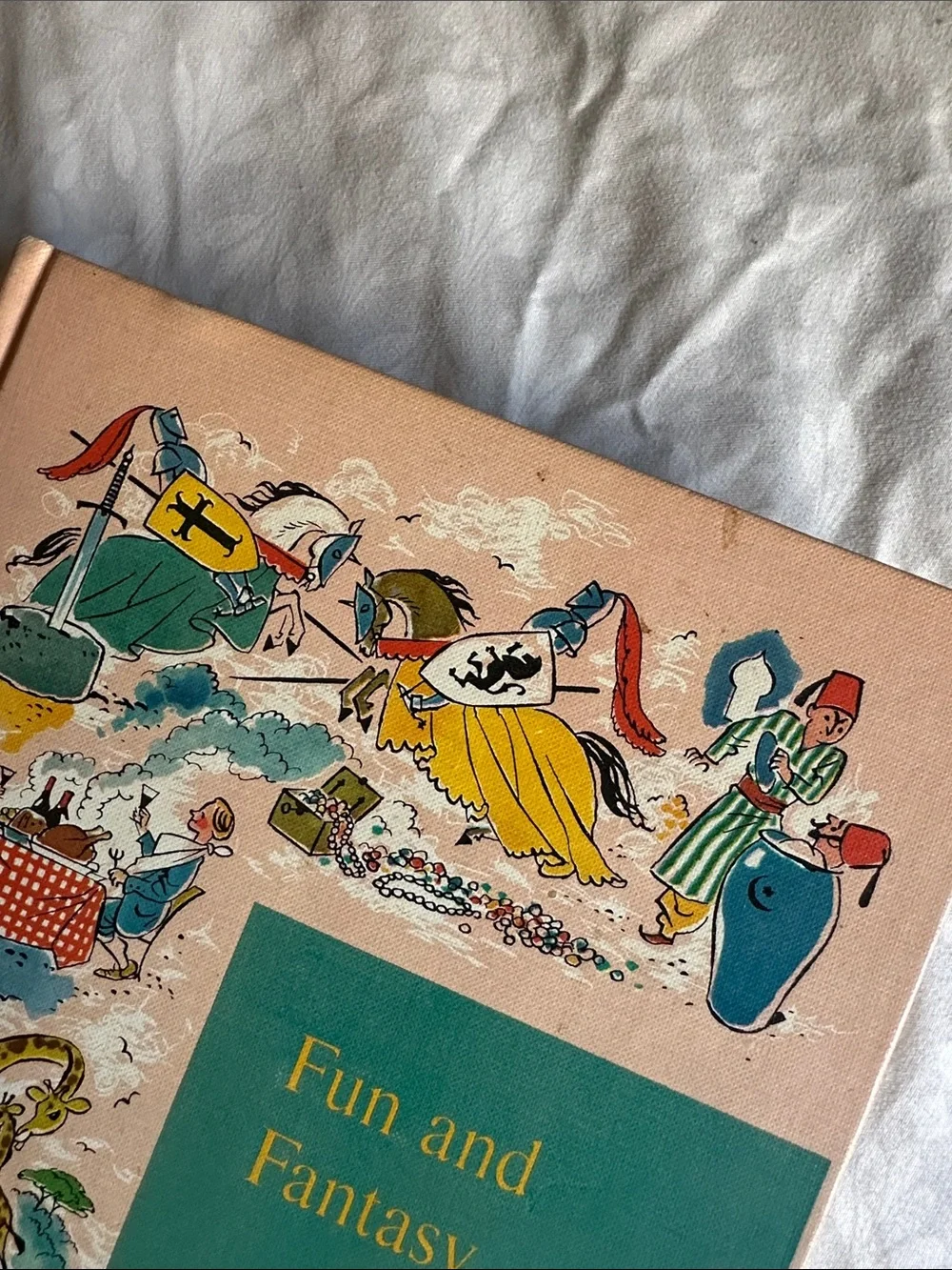 Through Golden Windows Fun and Fantasy Children's Vintage Hardcover Book